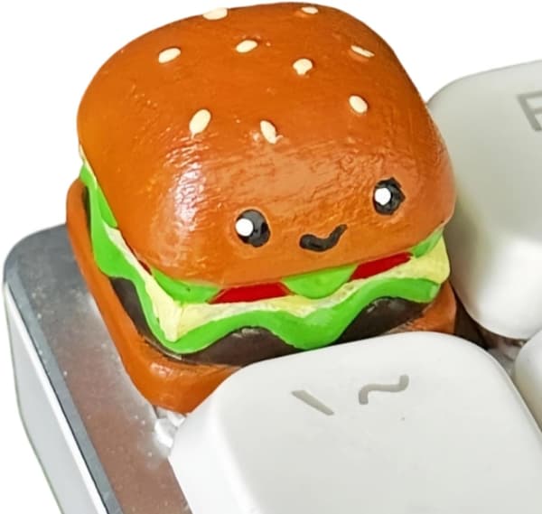 Erstatningstaster, mekaniske taster, søde hamburgerharpiks-madtaster, madkrydsformede taster (3-pak)