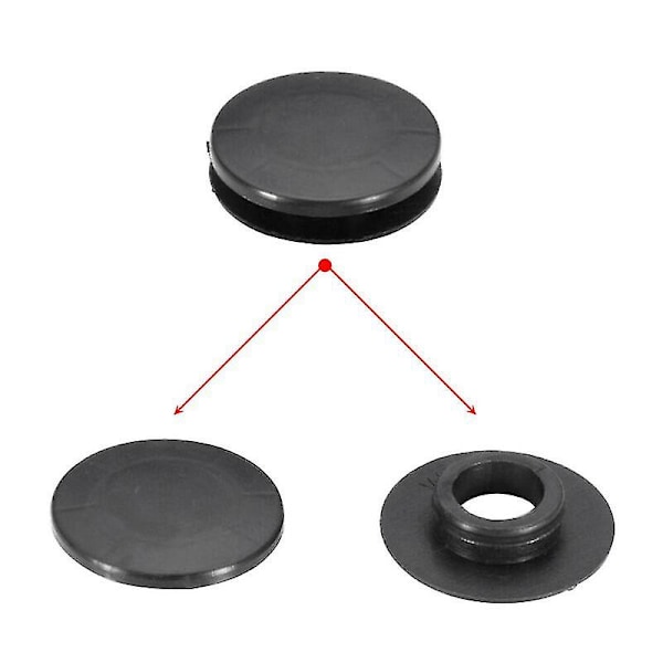 4x Auton Matto Matto Kiinnitysklipsit Pidikkeet Pidikkeet Hieno Musta - 6680520