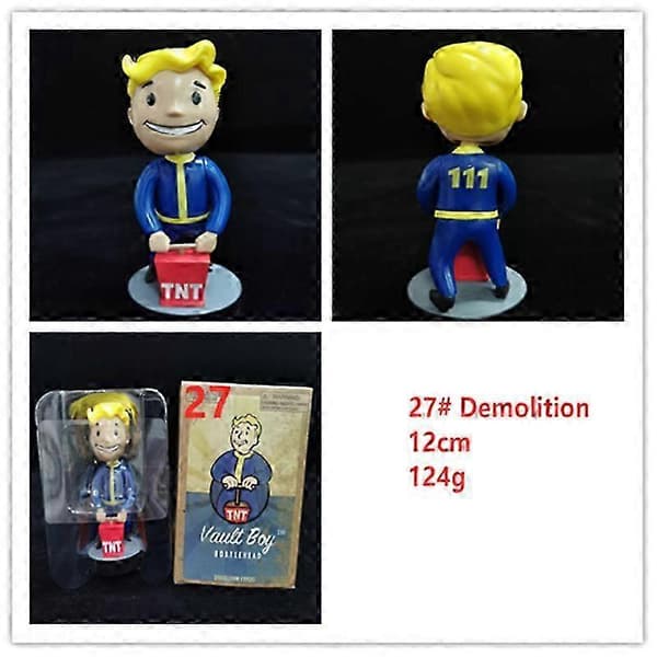 2025 Fallout Vault Boy Bobble Head Pvc Action Figur Samlerobjekt Model Legetøj