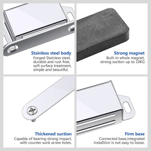 Magneettiset ovilukot (55mm - 6 kpl)