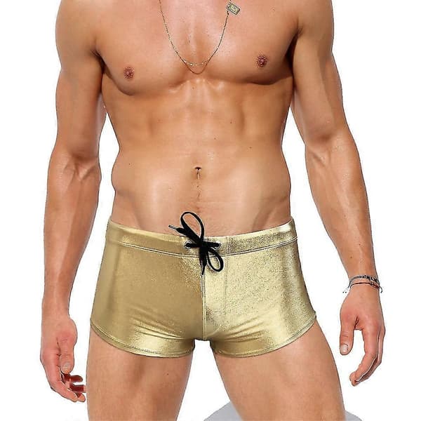 Glansfulle shorts for menn