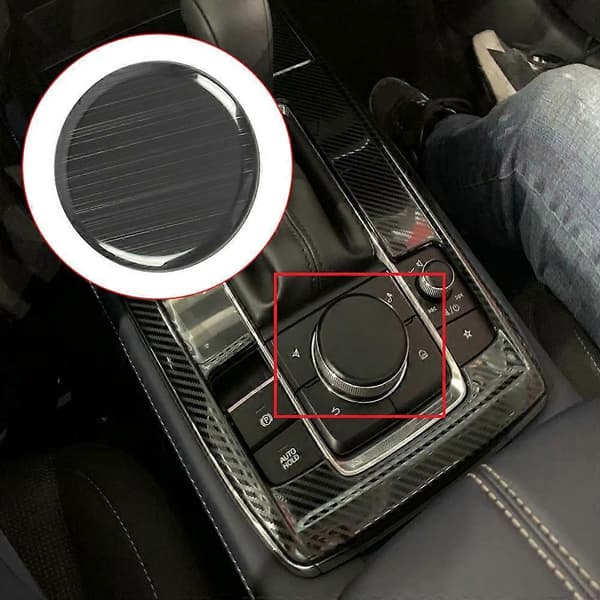 Til -30 CX30 2020 2021 Rustfrit Stål Sort Gearskifte Panel Knap Kontakt Dæk Trim