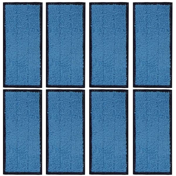 8 Pakk Mikrofiber Våt Moppputer Vaskbare Gjenbrukbare Erstatning