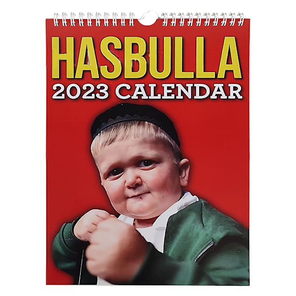 Rolig Hasbulla-kalender för söta barn Hasbulla-kalender