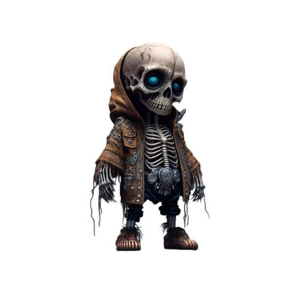 Seje skeletfigurer Halloween skeletfigur Skrivebord Håndværksindretning Legetøjsgave Ny
