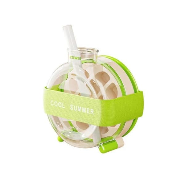 My Crush Cup Ice 2 i 1 Cool Summer Ice Bottle Cup, Bärbar isbitsformkopp Green