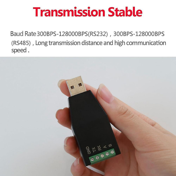 USB TIL RS232 RS485 USB seriell kommunikasjonsmodul Industrikvalitet USB-232/485 signalomformer