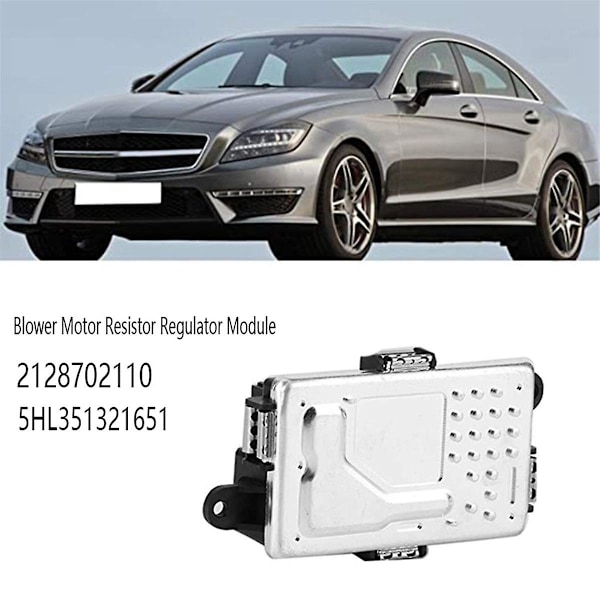Blæsermotor Resistor Regulator Modul til C E SL KLASS W204 W212 2010-18 2128702110 5HL351321651