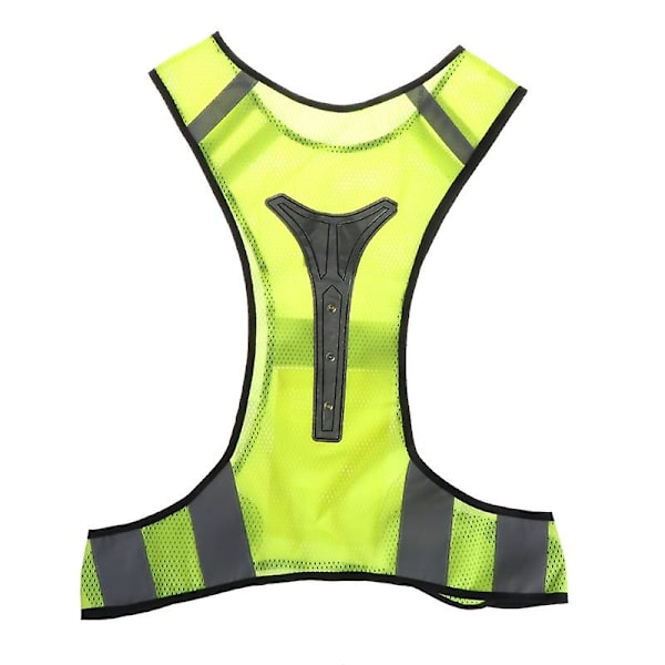 Cykel Reflekterende Vest Led Løb Udendørs Sikkerhed Jogging Åndbar Synlighed