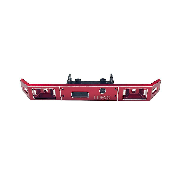 -p06 Metalinen etupuskuri akselipanssarin suojalla Ldrc -p06 P06 Unimog 1/12 RC-kuorma-autolle