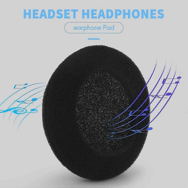2025 4 Par 55mm Erstatningsøreproppdeksler for Headset Hodetelefoner