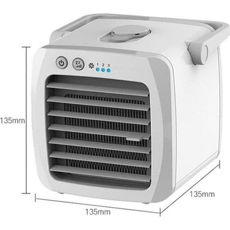 Mini bærbar USB-aircondition – luftkøler – kontor/soveværelse – køleventilator