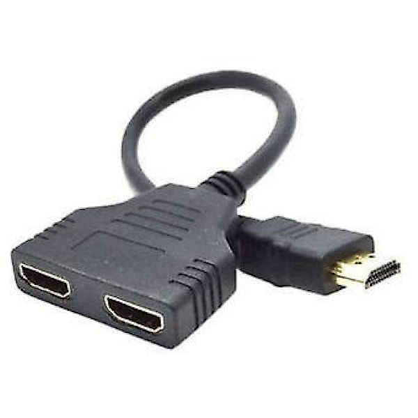 Hdmi To Dual Hdmi Adapter Black