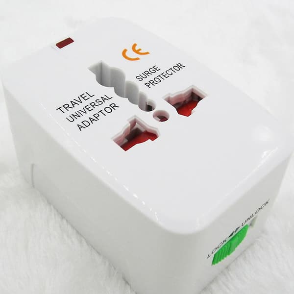 Elektrisk Stikkontakt Adapter Universal Stikadapter Oplader Konverter