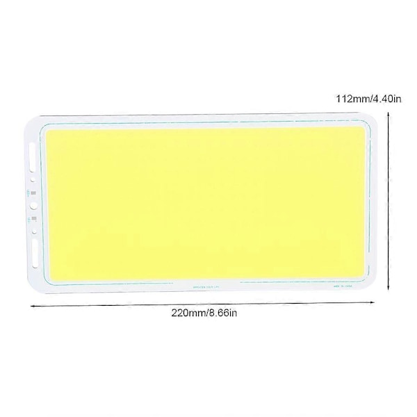 12V 70W 7000lm COB Panel Lys LED Stripe Formet Lampe Myk & Balansert Belysning Armatur Hvit