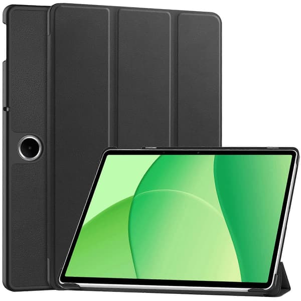 Til Oppo Pad SE OnePlus Pad Lite Etui Anti-Drop Læder Stand Tablet Cover Sort