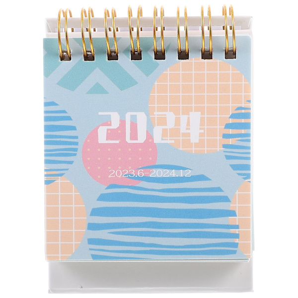 Helårskalender Liten Skrivbords kalender Stående Kalender Engelsk Skrivbords kalender För Kontor Hem