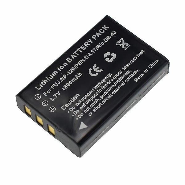 Batterikompatibel Toshiba Camileo X100 X-100 H30 H-30 H-31 H31 Hd Px1657 Pa3893u-1cam