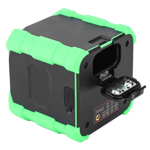 Cr2-gs itsetasoittuva Green Cross lasertasomittari 30 m kannettava mini vaakasuora USB kaapelilla