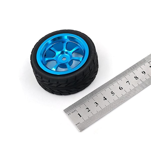 65mm Metallfälg + Hög Grepp Gummi Däck för 144001 A959 A959-b 124019 124018 RC Bil