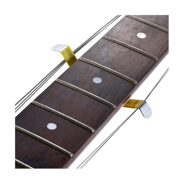 Guitarværktøj Poleringssæt Affasning Filstrengsplitter Trådpakning Trekantnivelleringslineal Sandp