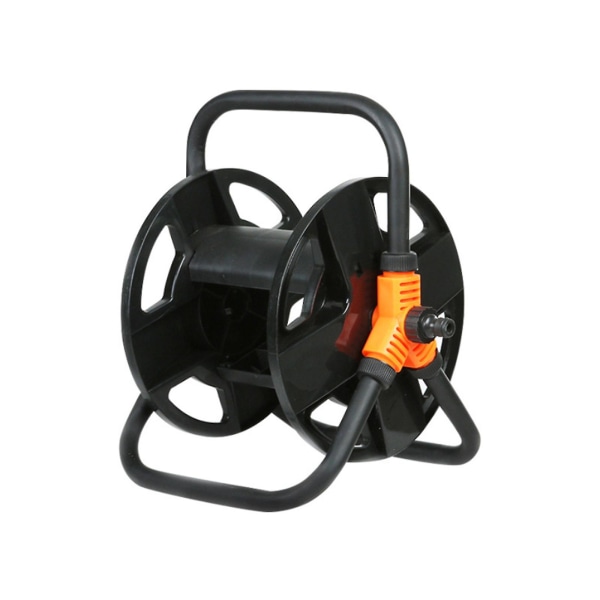 New Upgrade Steel Decorative Wall Mount Garden Hose Reel, Holds 20m Hose Reel Water Pipe Storage Rack Single Arm Tool