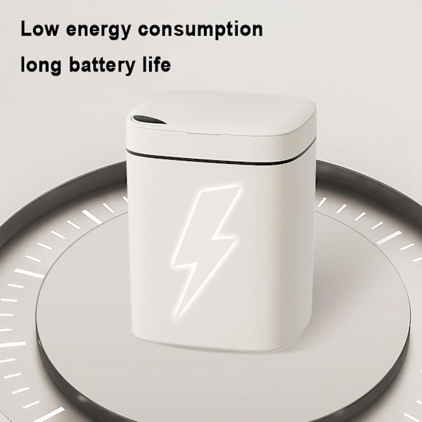 Smart berøringsfri skraldespand til badeværelset 2,6 gallon automatisk bevægelsessensor skraldespand med låg elektrisk vandtæt smal lille skraldespand