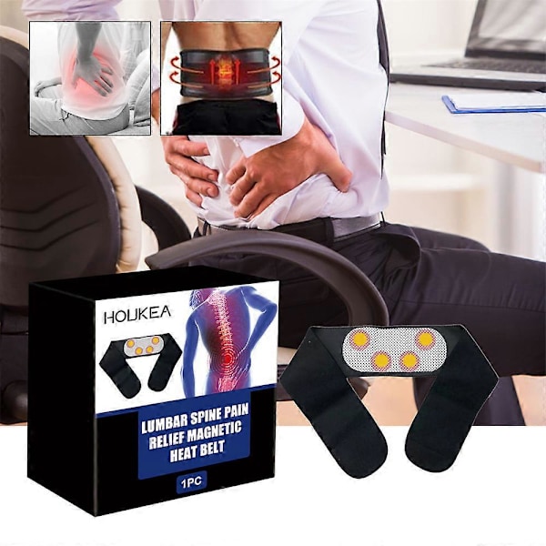 Magnetisk Lumbar Pain Relief-belte for Stillesittende Ubehag - Tropisk Avlastning - Pustende Abdominalbelte