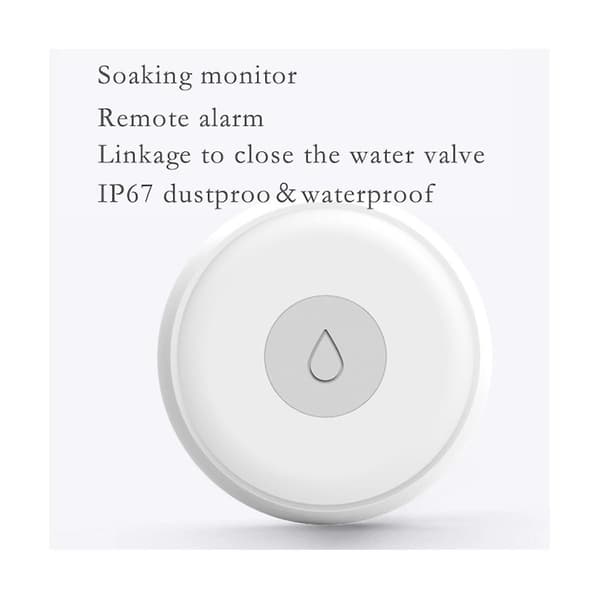 Zigbee Flomdetektor Vannlekkasjedetektor Vannbeholder Full Varsling Overløp Sikkerhetsalarmsystem App
