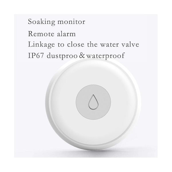 Zigbee Vandføler Vandlækagedetektor Vandtank Fuld Alarm Overløb Sikkerhedsalarmsystem App