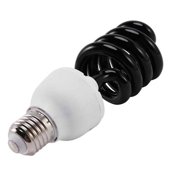 2x E27 40W UV Ultrafiolett Fluorescerende Svartlys CFL Lyspære Lampe 220V Form: Spiral Effekt Volt