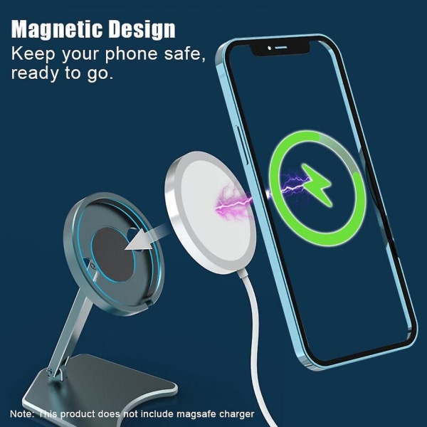 Magnetisk Trådlös Laddare Hållare Laddare Hållare 12 Mini Pro Max Tillbehör | Representativ telefonhållare