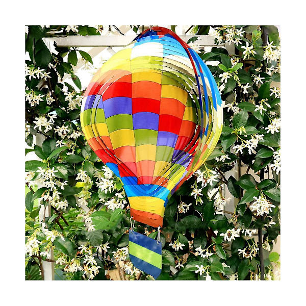 4 stk. 8 tommer Sublimeringsvindmølle Blanke Sublimeringsblanker Varmtluftballon Form Ornament Til Ya