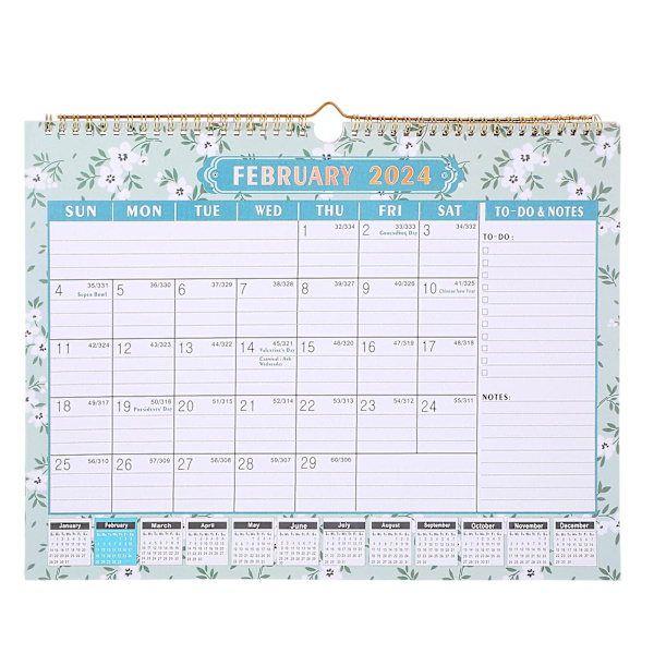 Månadsväggkalender Semesterplaneringskalender Engelsk Daglig Kalender För Kontor