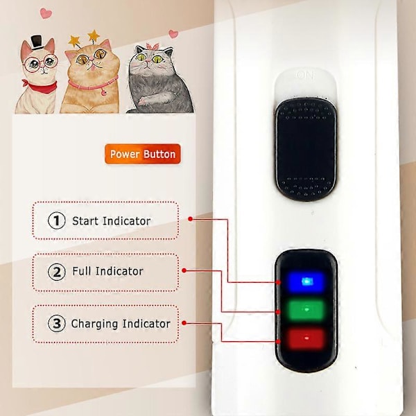 Laderbar Hundeklo-Sliper USB-Lading Kjæledyr Klosaks Elektrisk Hund Katt