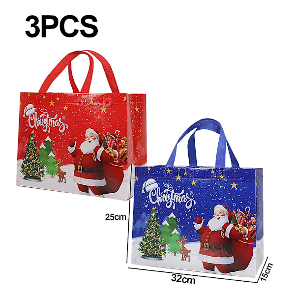 Store julegaveposer, julegaveposer, gjenbrukbare handleposer