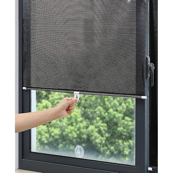 Universal Rulle Gardin Sugekop Solskærm Rullegardin Sømfri Forskellige Størrelser 45x125cm(17.7x49.2in)