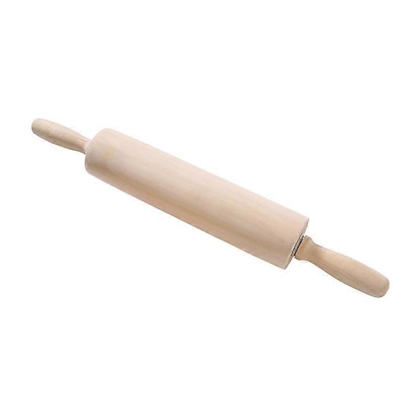 Kavel i Bokträ, Beige, 43cm Kavel Hem Kavel Rulle Centerhammare Kavelpinne Torr Kavel King Size
