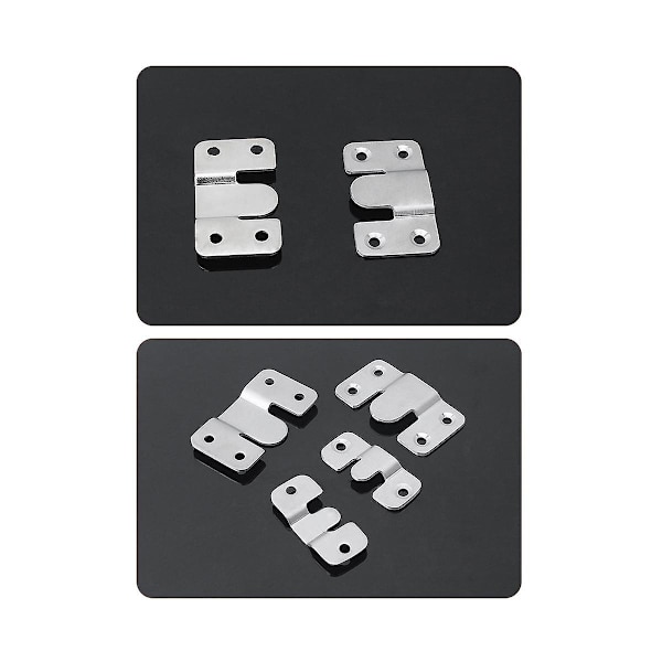 20 stk Henger for Bilde i Rustfritt Stål 54x30mm Veggbilde Ramme Henger Display Henger