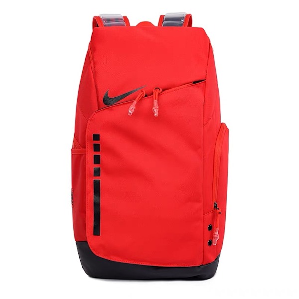 NIKES NIKES stor kapasitet ryggsekk basketball elite luftputer ryggsekk reiseveske trening fritid sportsbag fitness Red and black