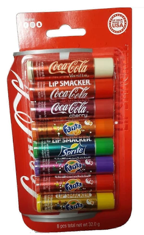 Lip Smacker Coca Cola Leppepomade - 8 Stykker