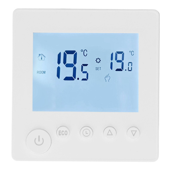 Vattenvärmetermostat LCD Intelligent Temperaturregulator 95-240V