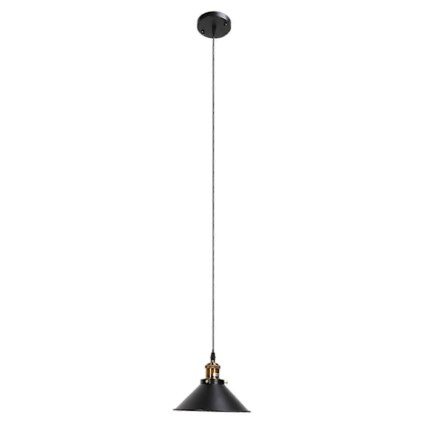 Taottu Rautainen Kattolamppu Yksinkertainen Retro Teollinen Tyyli E27 Musta Metallihäkki Taottu Rautainen Riippuva Valonkiinnike 85240V