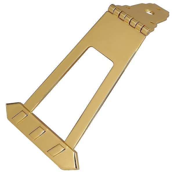 Gitarr 6 Strängar Jazz Archtop Trapeze Tailpiece Bro För Ihålig Semi Ihålig Gitarrdelar Guld