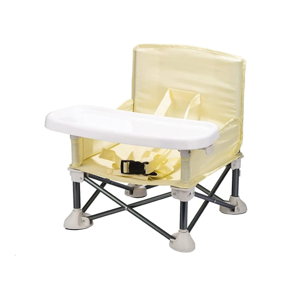 New Arrive Portable Baby Seat Travel| Kompakt fold med stropper til indendørs/udendørs brug| Fantastisk til camping, strand, græsplæne |småbørn, børn