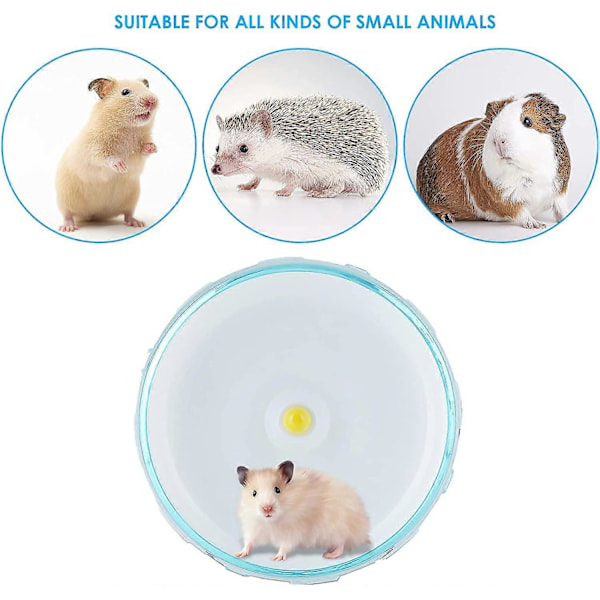 Hamsterhjul (Stativ Ingår Ej), 14cm Husdjursmöss Gerbiler Råttor Tyst Löphjul Spinner Träningsleksak