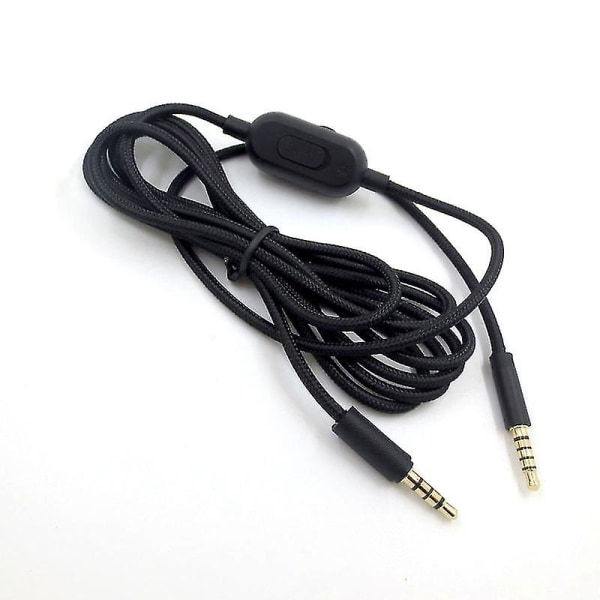 Bærbar 2m lydkabel for hodetelefoner for Logitech Gpro X G233 G433