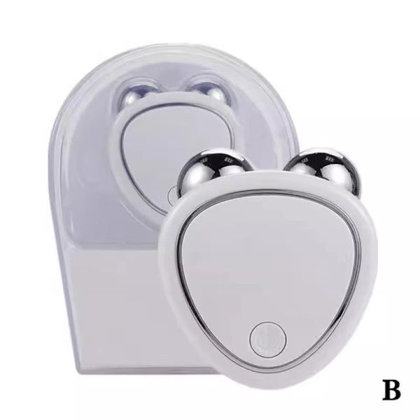 Ansiktsmassagekroppslyftare Rulle Hudföryngring Anti-rynka USB-laddning White