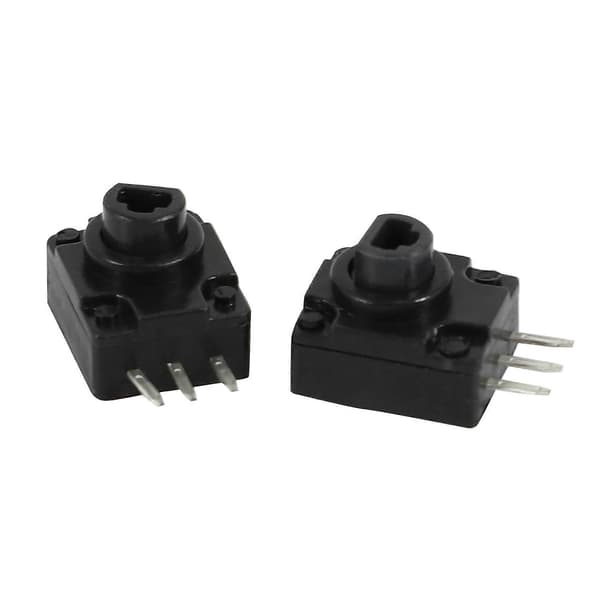 1 Sæt 2 stk. sorte reservedele / RT-knap tastatur til 360 controller