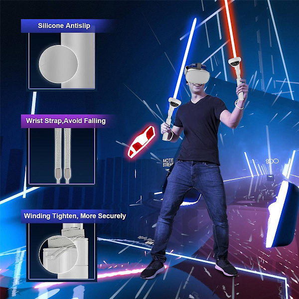 Beat Saber Greb til Controller til Lysabel Rgb Lysrør Vr Trænings Spil Greb Vr Tilbehør